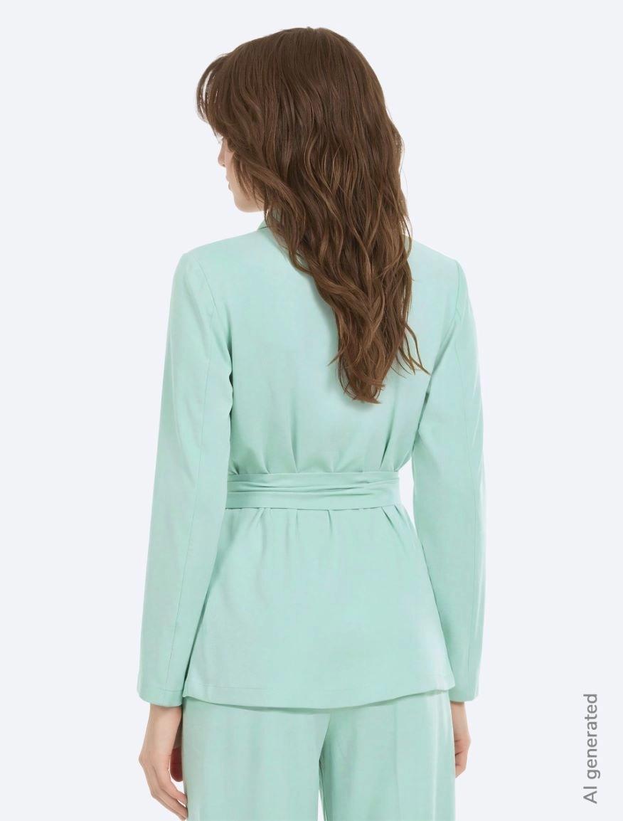BLAZER IN MISTO SETA<BR/> IBLATTUALE 003 IBLUES 