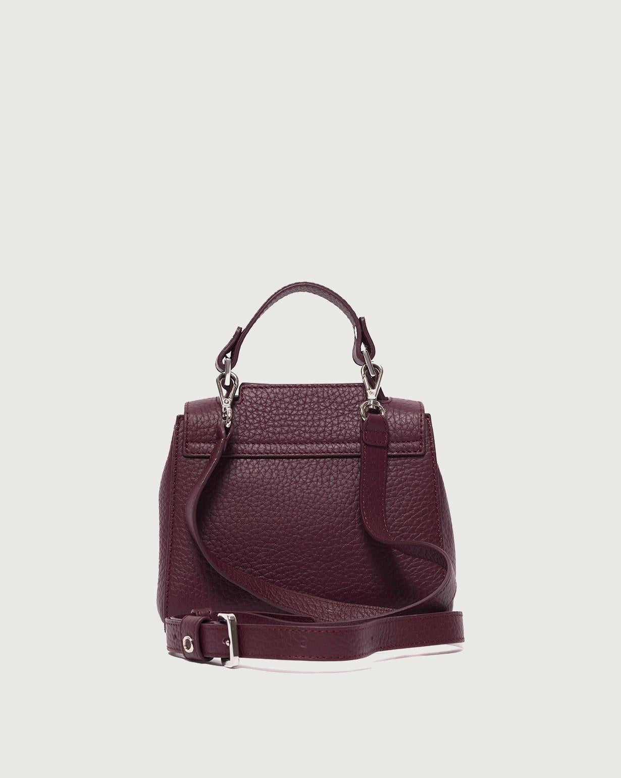 Borsa Sveva Soft Mini a mano in pelle con tracolla B02019SOF CHIANTI ORCIANI 