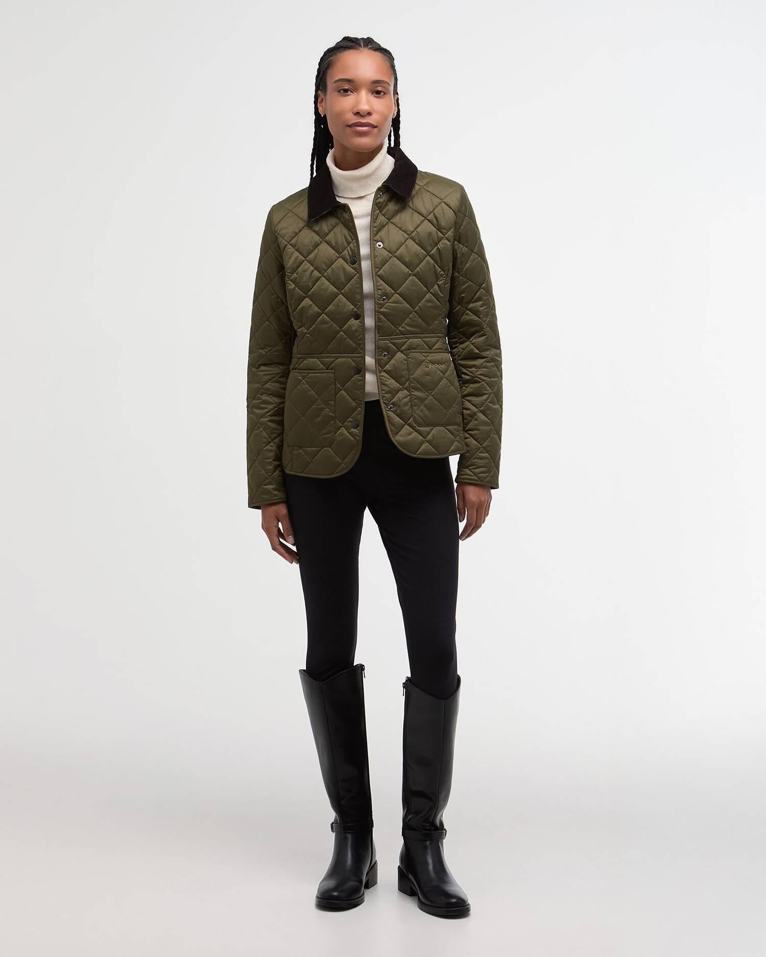 Giacca trapuntata Deveron<BR/> LQU1012LQU OL51 BARBOUR 