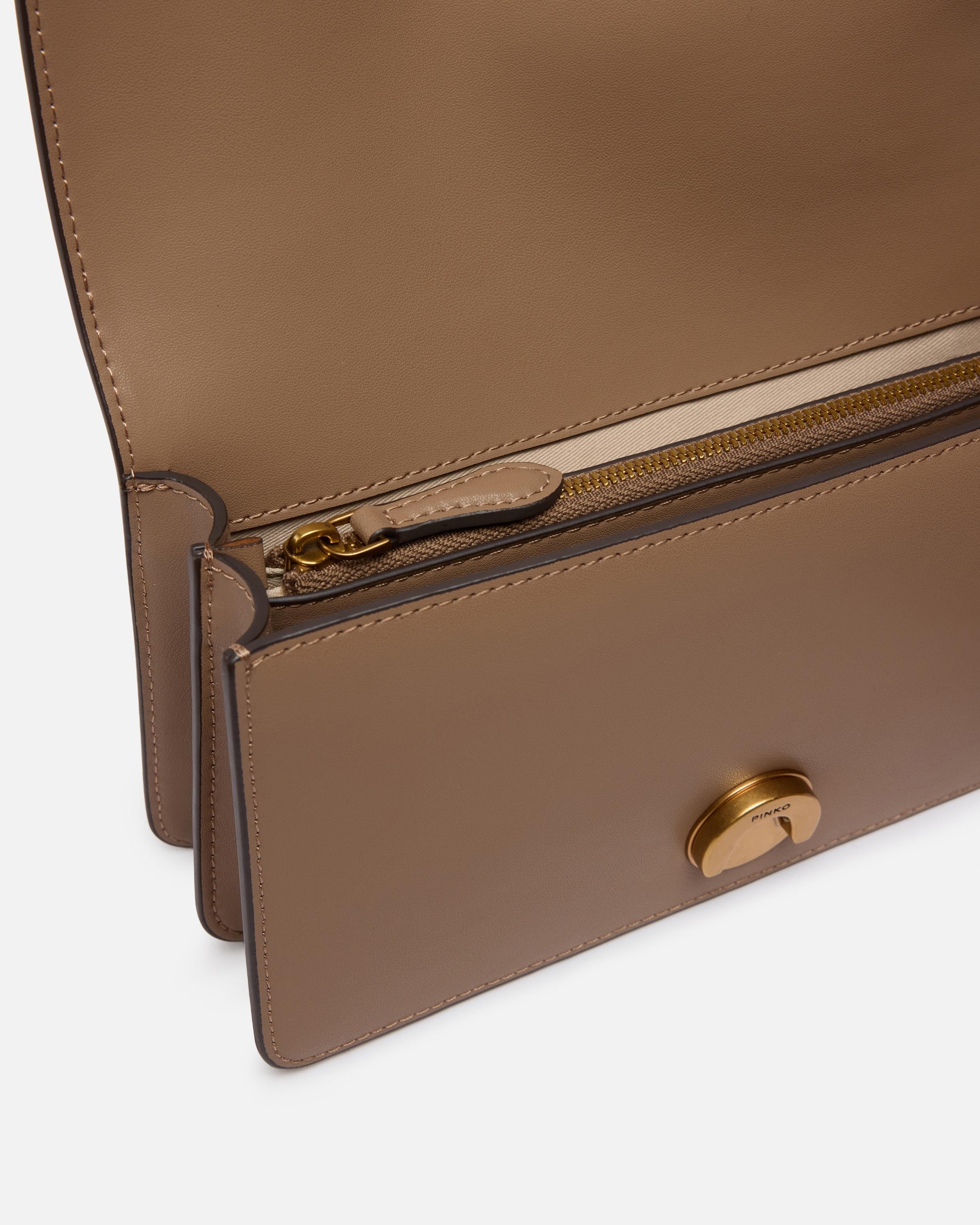 love one mini<BR/>Borsa a tracolla piccola Love Bag One in pelle<BR/><BR/> 105856A0F1 D01Q PINKO 