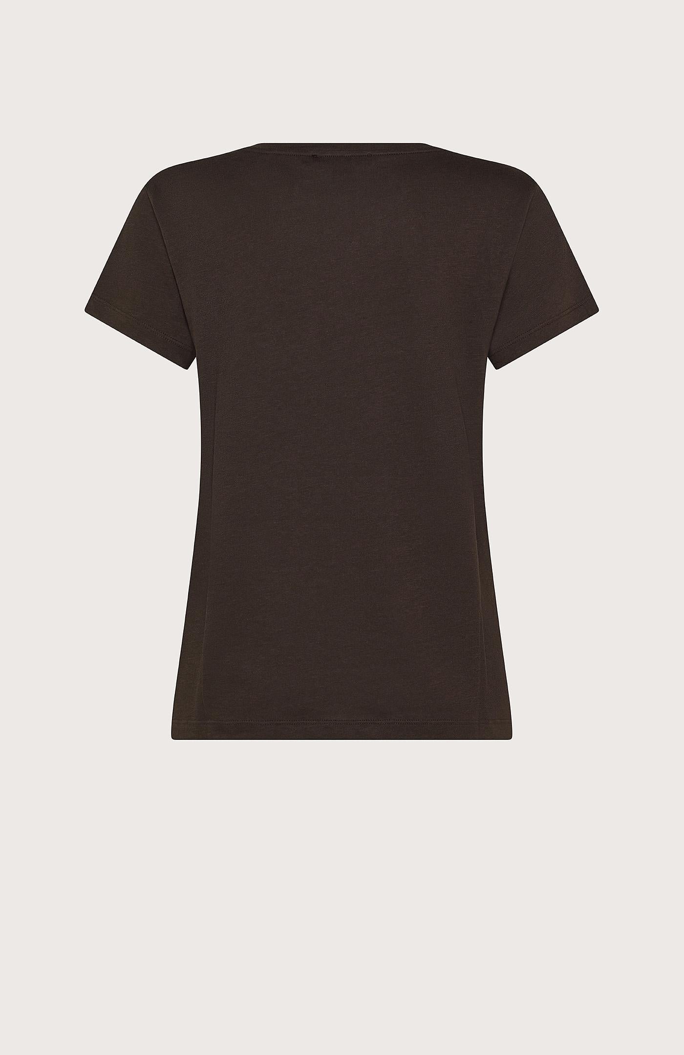 T-shirt donna in doppio tessuto