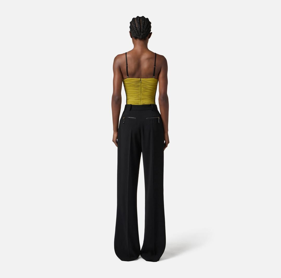 Pantaloni in crêpe fluido PA12456E2 110 ELISABETTA FRANCHI 