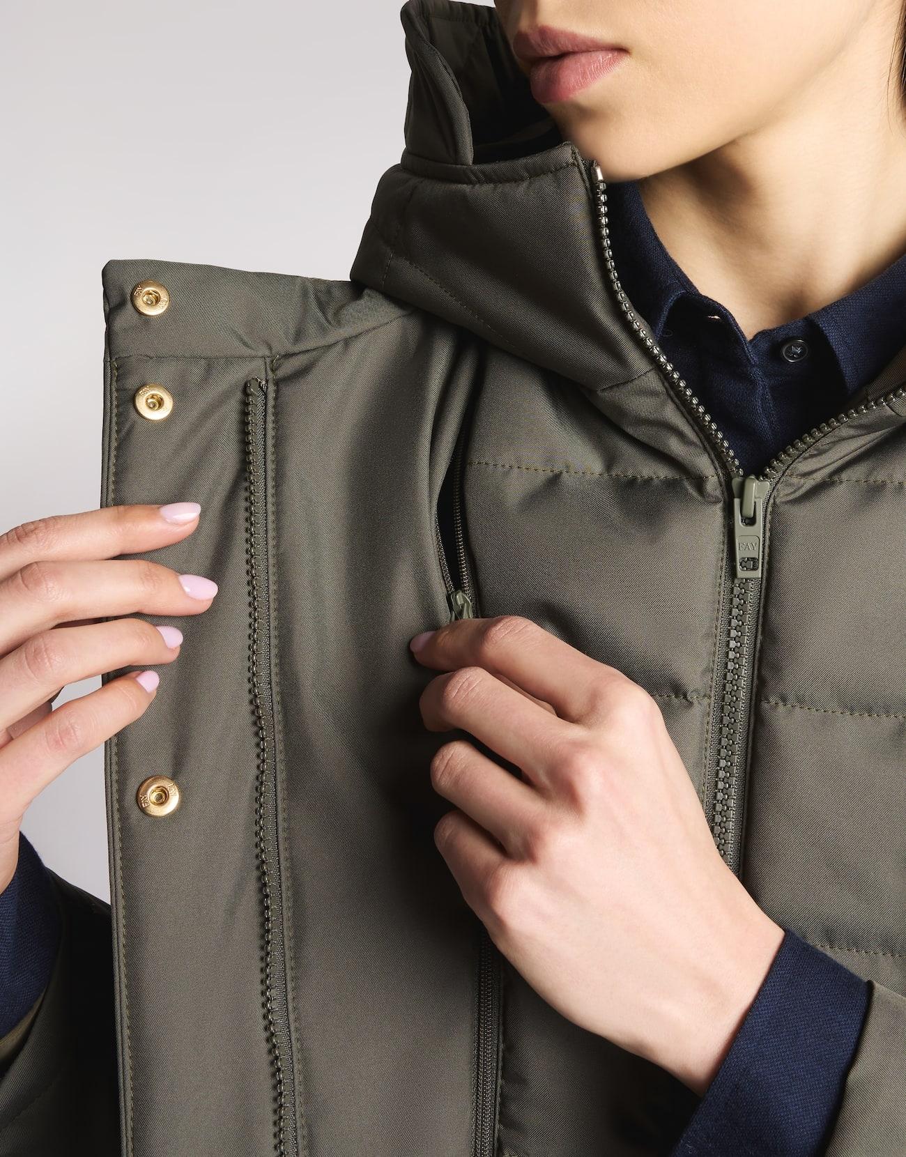 Toggle Coat in Gabardine Tecnico NAW59513830ZXE V805 FAY 