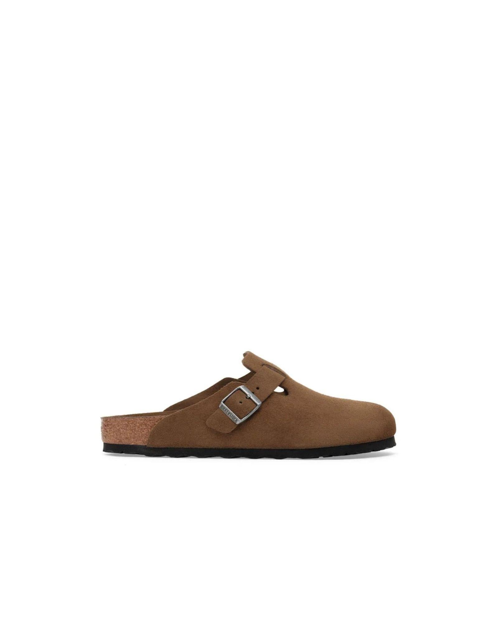 Sandalo Boston in pelle scamosciata 1030861BOSTON DARKTEA BIRKENSTOCK 