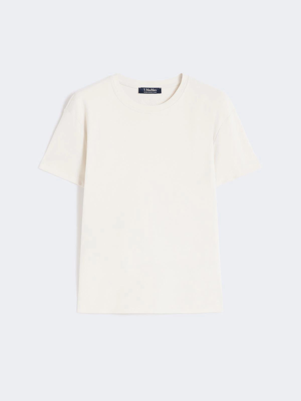 SMMBELLA<BR/>T-shirt in jersey con ricamo SMMBELLA 001 S MAX MARA 