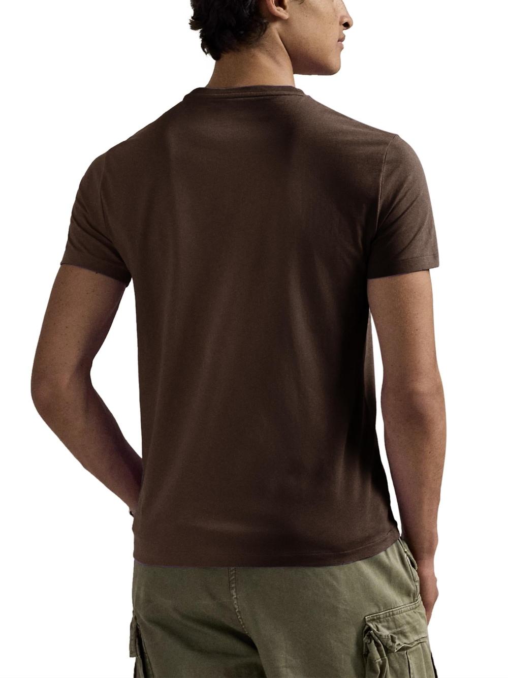 T-shirt in cotone mezza manica 710671438 446 RALPH LAUREN 