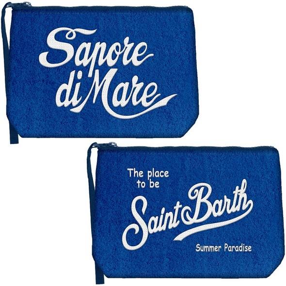 Pochette Aline in spugna con motivo sapore di mare ALI0003 05602H MC2 SAINT BARTH 