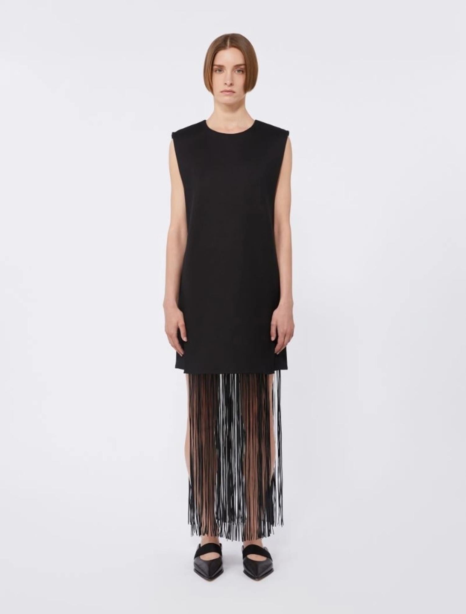 Abito girocollo con frange FINNICI 003 SPORTMAX 