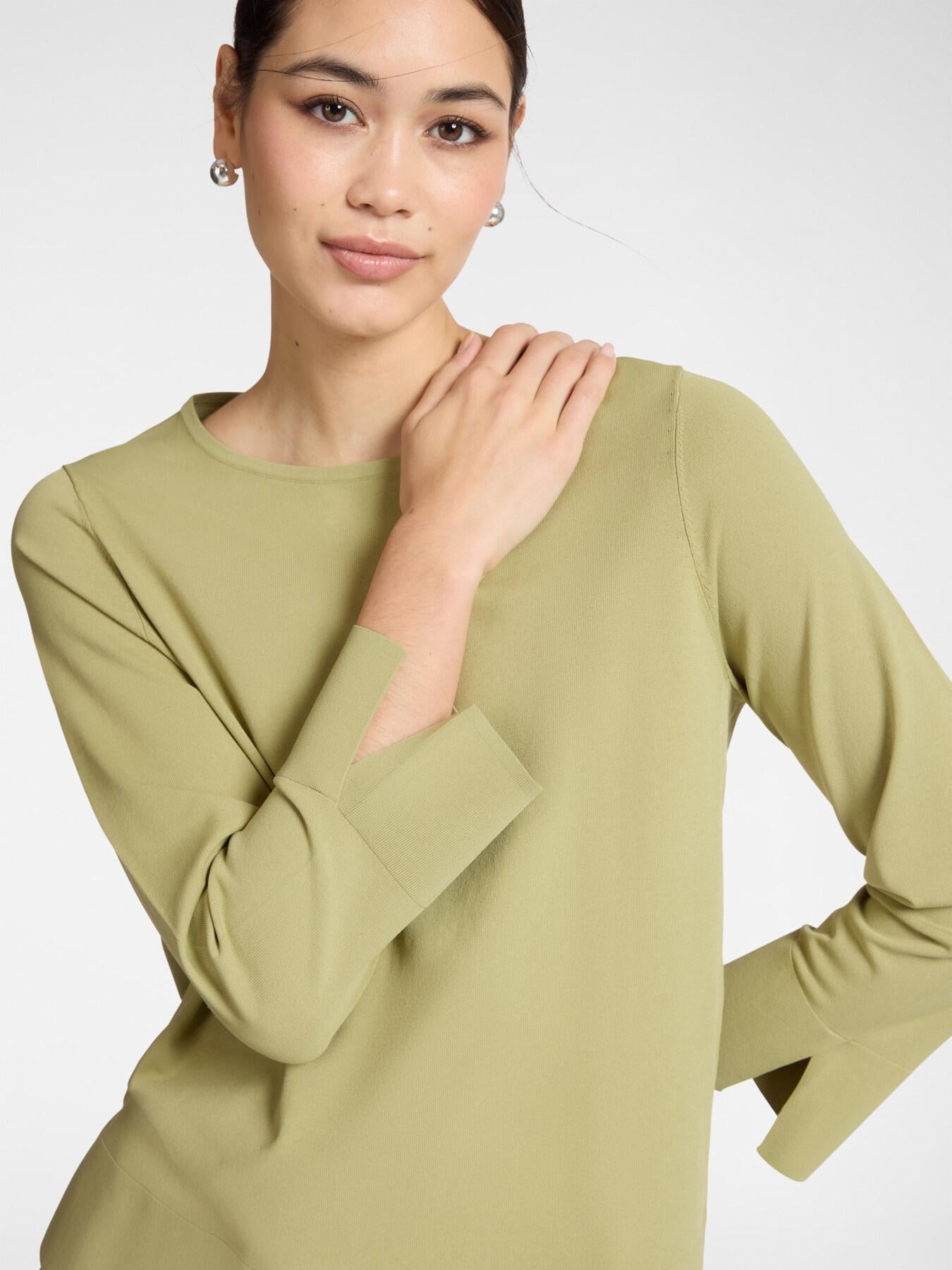 Maglia tinta unita misto viscosa<BR/> M561Z100751N 15 ELENA MIRO 