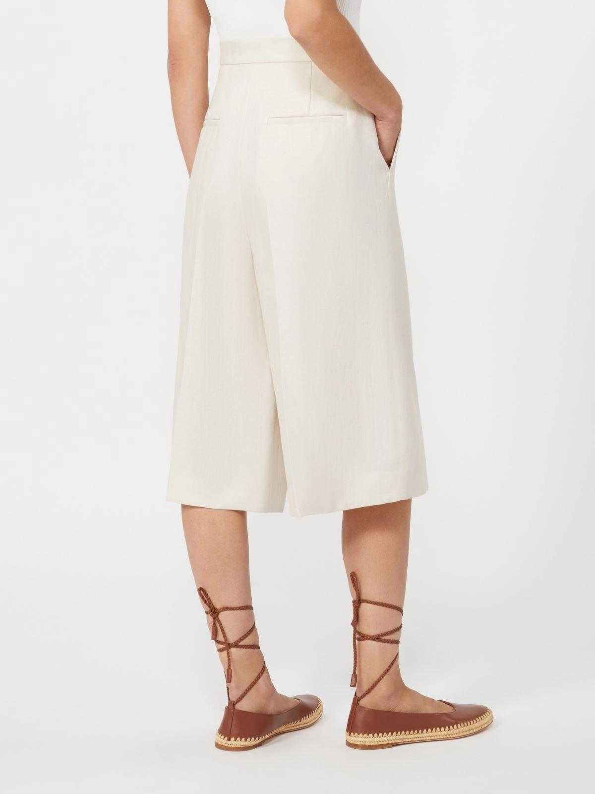 MXMKAKI<BR/>Bermuda in lino MXMKAKI 006 MAX MARA 