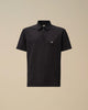 Stretch Piquet Three-Button Logo Polo