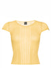 Maglia a costine manica corta