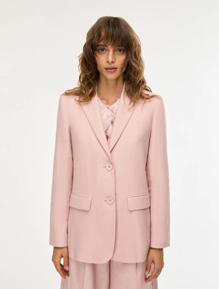 Blazer dritto color<BR/>cipria IBLGIRINO 002 IBLUES 