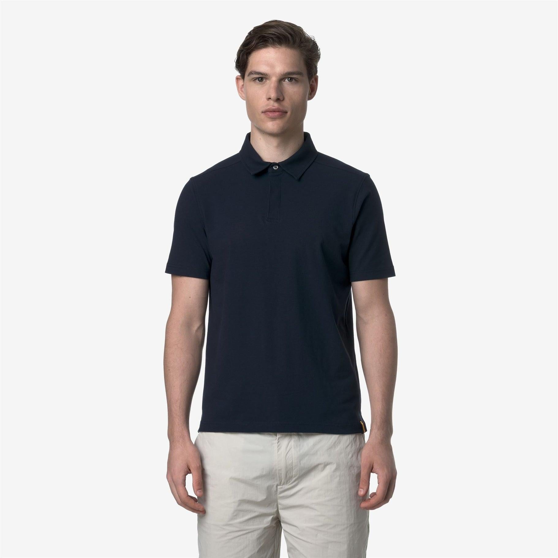 Polo vincelle in cotone elasticizzato K5147NW K89 K-WAY 