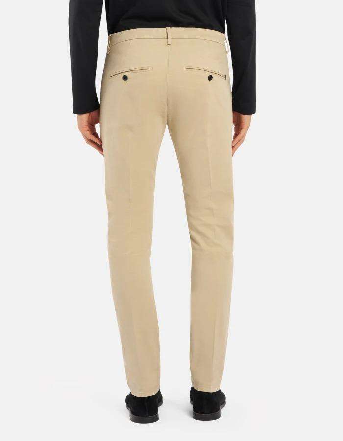 Pantaloni Gaubert slim in gabardina mano calda<BR/> UP235GSE043PTD 020 DONDUP 