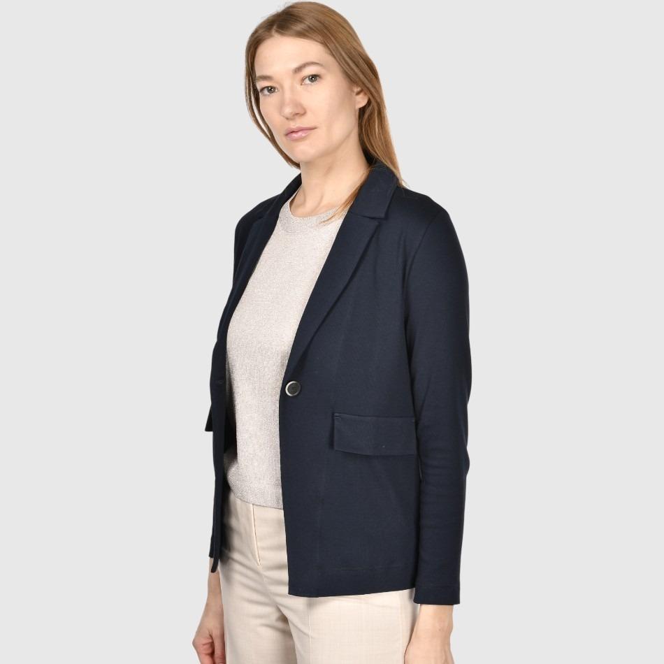 Giacca jersey con bottone 6021580300 598 GRAN SASSO 