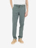 Pantaloni in ice cotton verde salvia