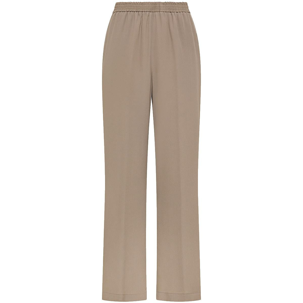 Pantaloni in seta tinta unita<BR/> PT1356460090 044 SEVENTY 