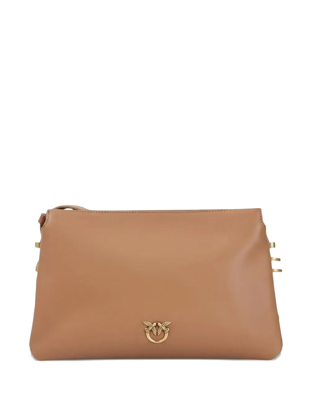 Borsa a tracolla Mini One, Two, Three Bag in pelle<BR/> 105883A0QO C94Q PINKO 
