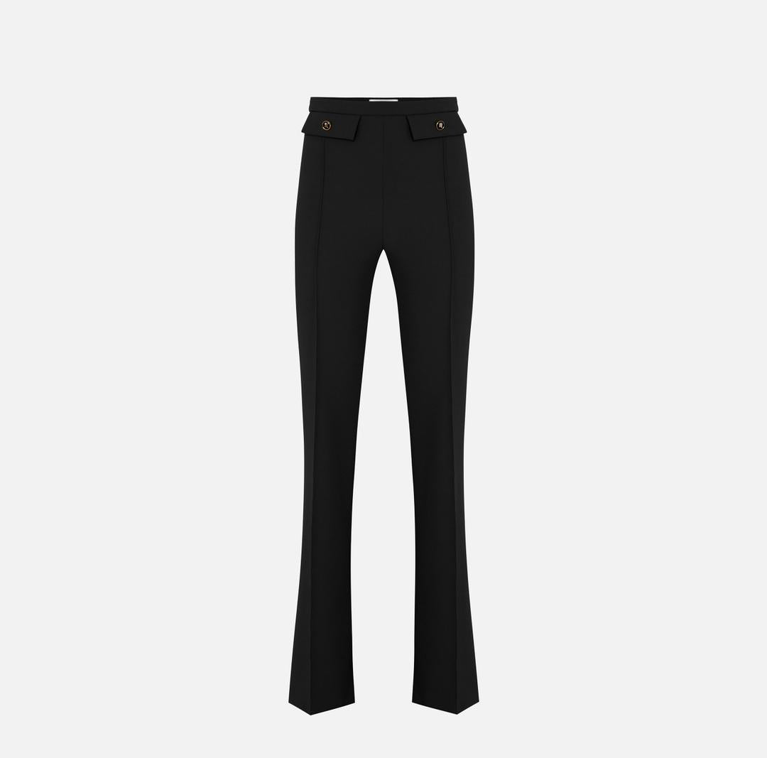 Pantaloni in doppio crêpe PA12456E2 110 ELISABETTA FRANCHI 