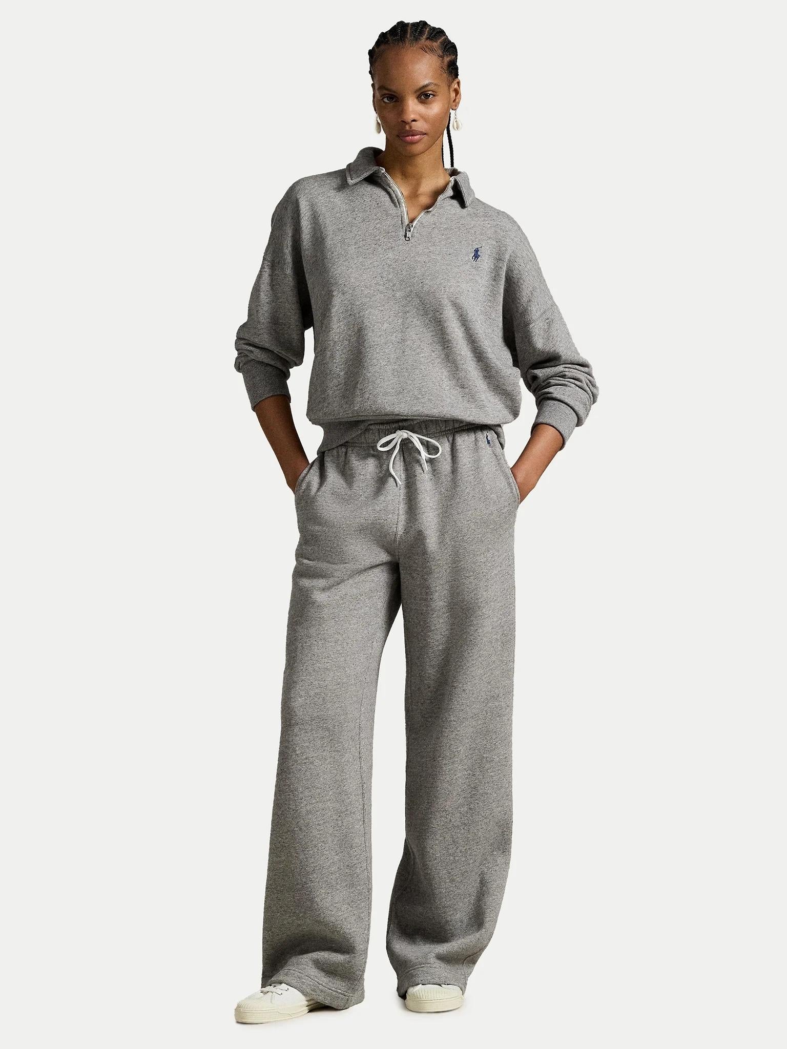 Pantaloni da tuta in misto cotone Wide Leg 211977959 004 RALPH LAUREN 