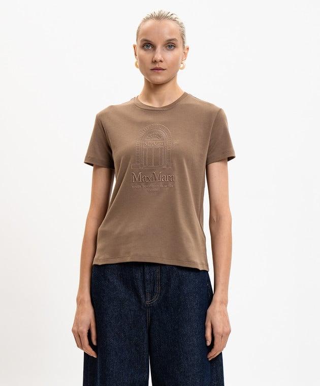T-shirt in jersey con ricamo SMMBELLA 003 S MAX MARA 