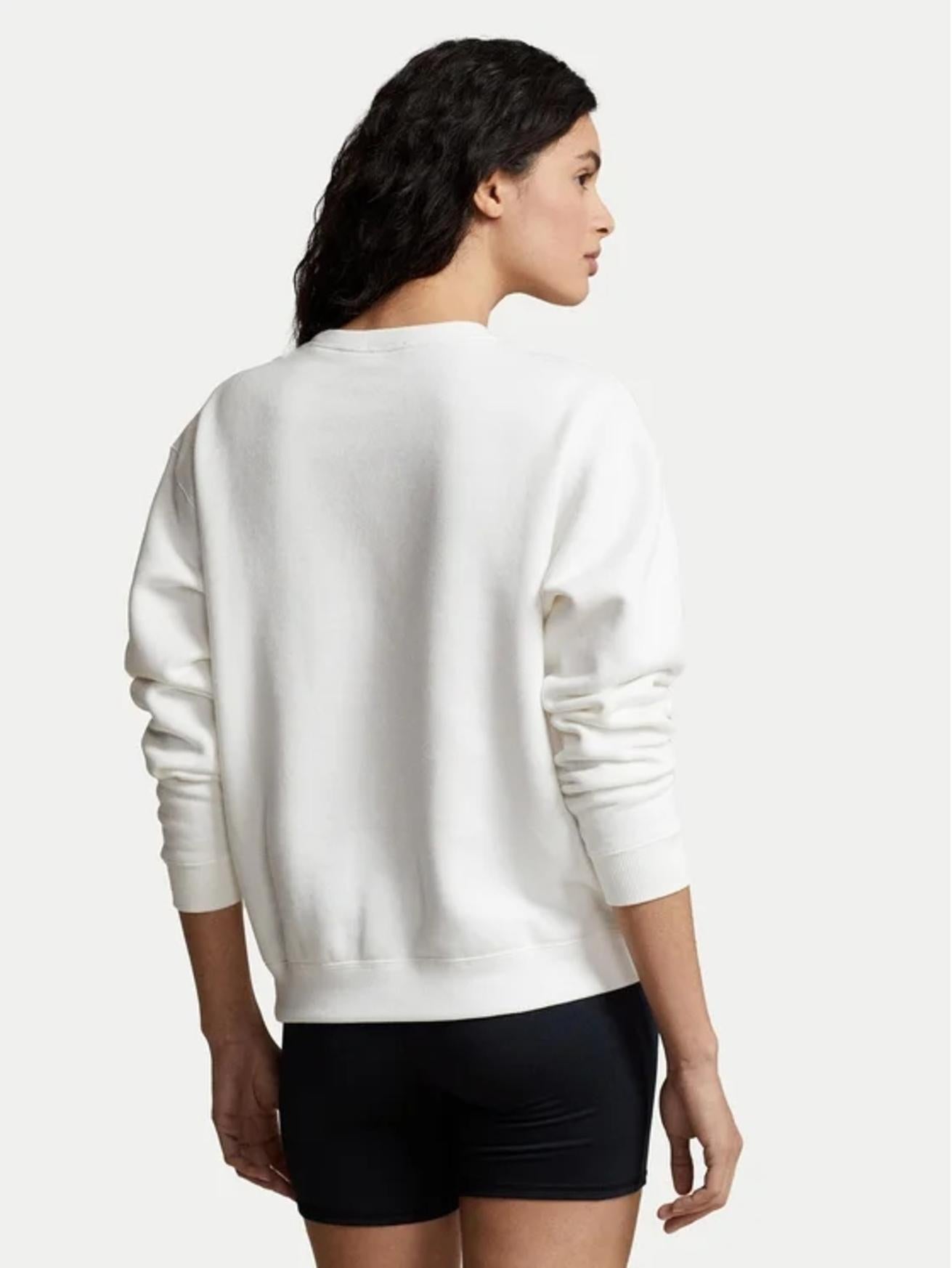 Felpa in misto cotone girocollo 211943006 001 RALPH LAUREN 
