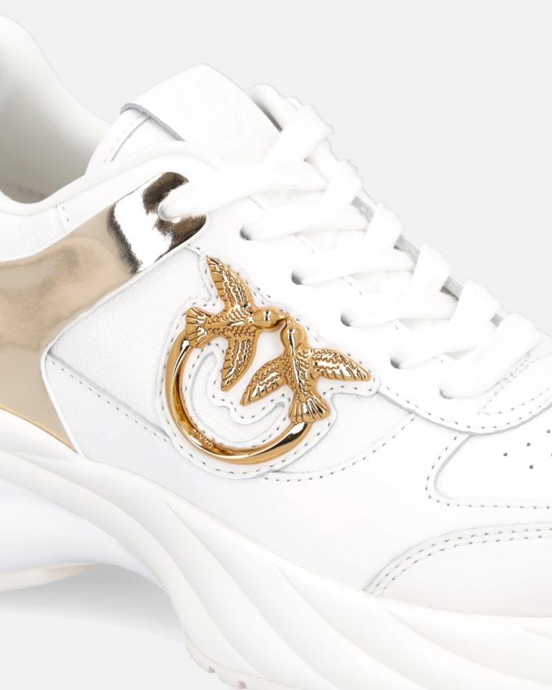 Sneakers Ariel effetto pelle con dettagli specchio<BR/><BR/> SS0027P025 Z1B PINKO 