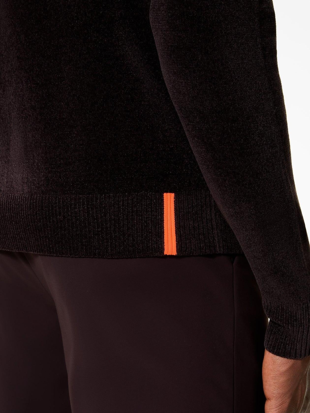 Velvet Turtleneck Knit<BR/> W25133 87 RRD 