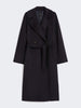 Cappotto midi doppiopetto in lana