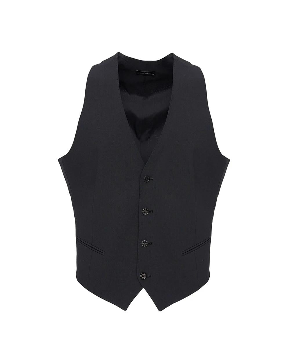 Gilet sartoriale Emporio Armani in lana vergine 01J0G001506 922 ARMANI 