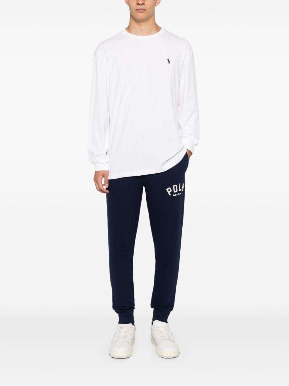 Pantalone tuta uomo con coulisse e logo.