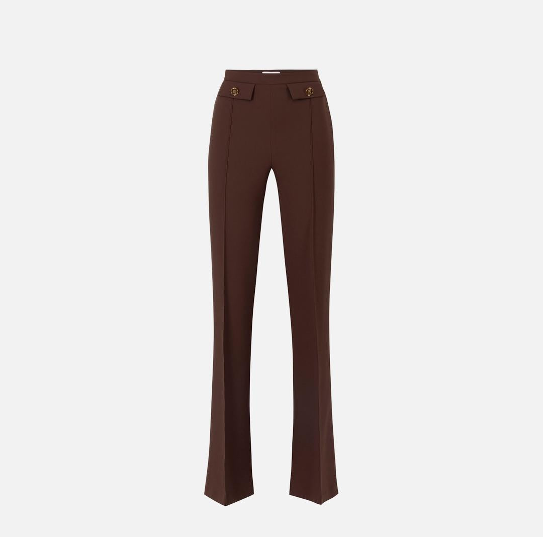 Pantaloni in doppio crêpe PA12156E2 EA3 ELISABETTA FRANCHI 