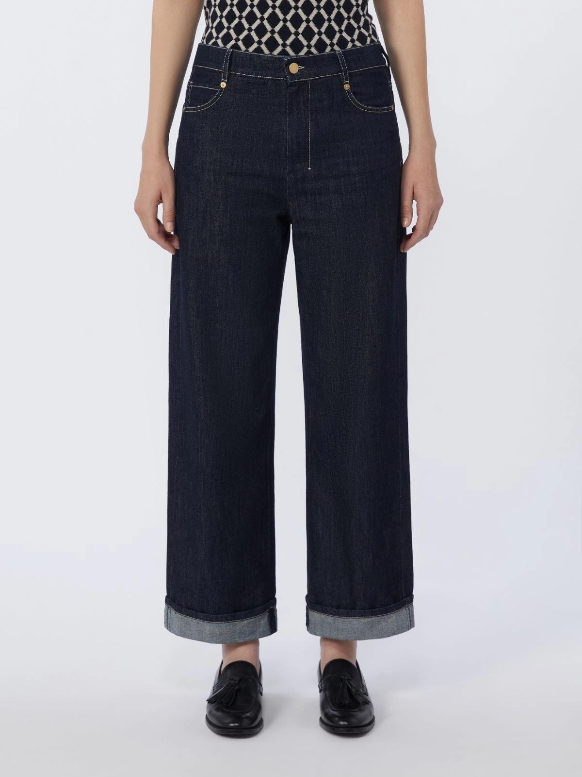 SMMCHIARA<BR/>Jeans in denim con risvolto SMMCHIARA 001 S MAX MARA 