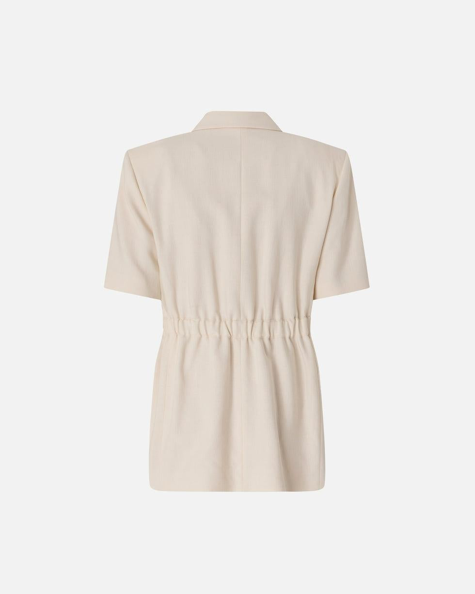 Giacca a maniche corte con vita elasticizzata<BR/> 106912A2W6 C00 PINKO 