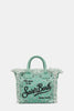 BORSA COLETTE IN TELA - STAMPA BANDANA VERDE CHIARO