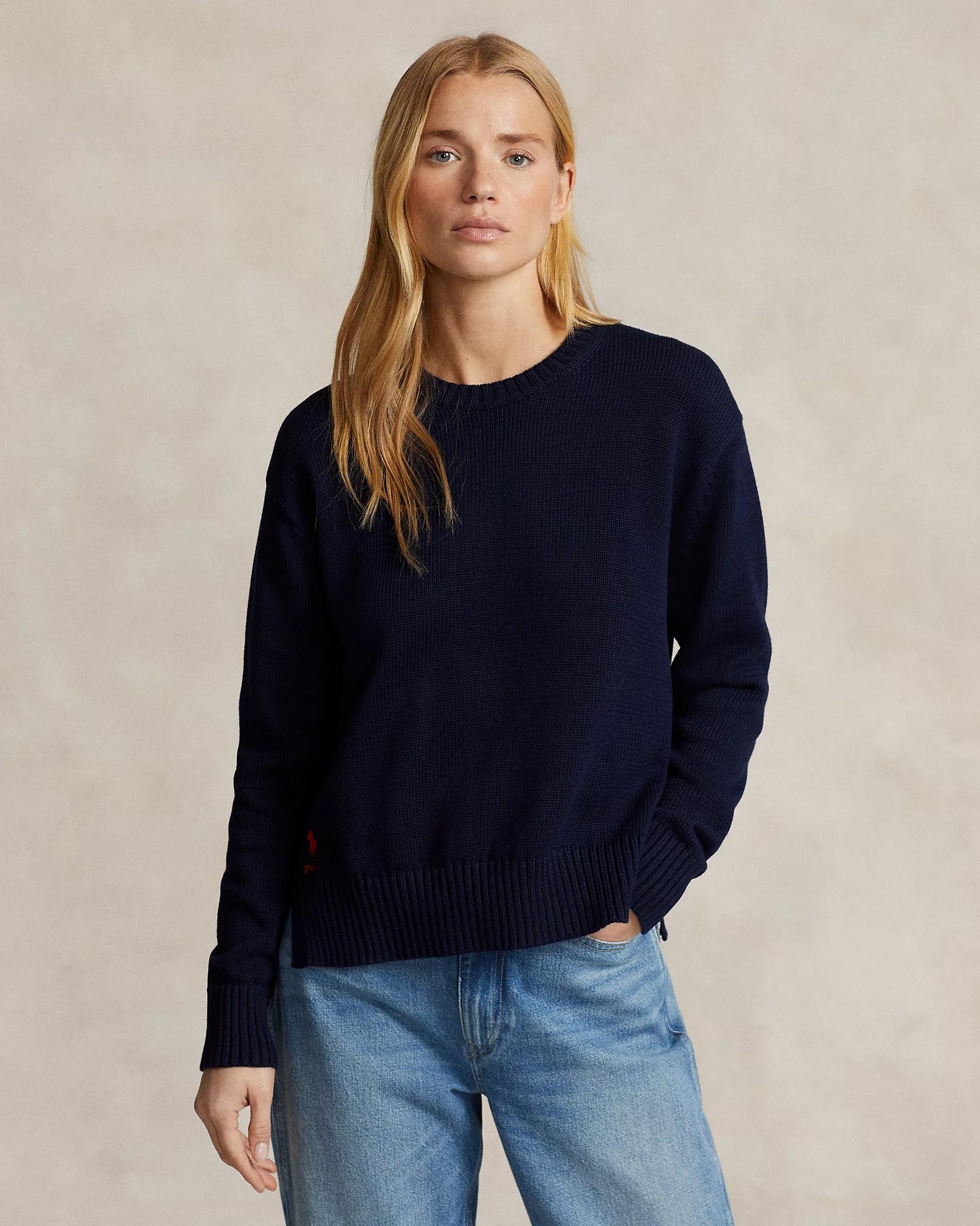 Maglia a girocollo in cotone