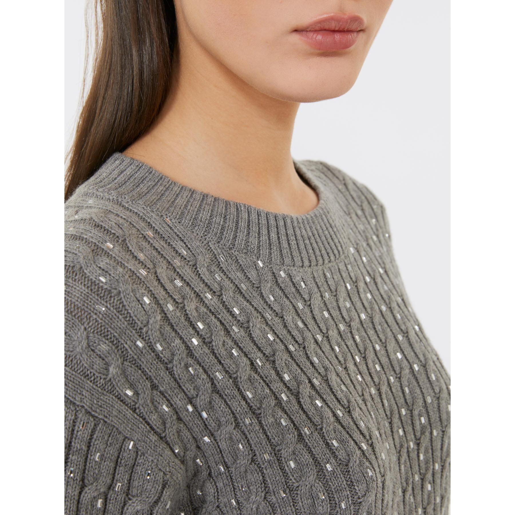 Maglia in pura lana lurex USSURI 002 MAX MARA STUDIO 