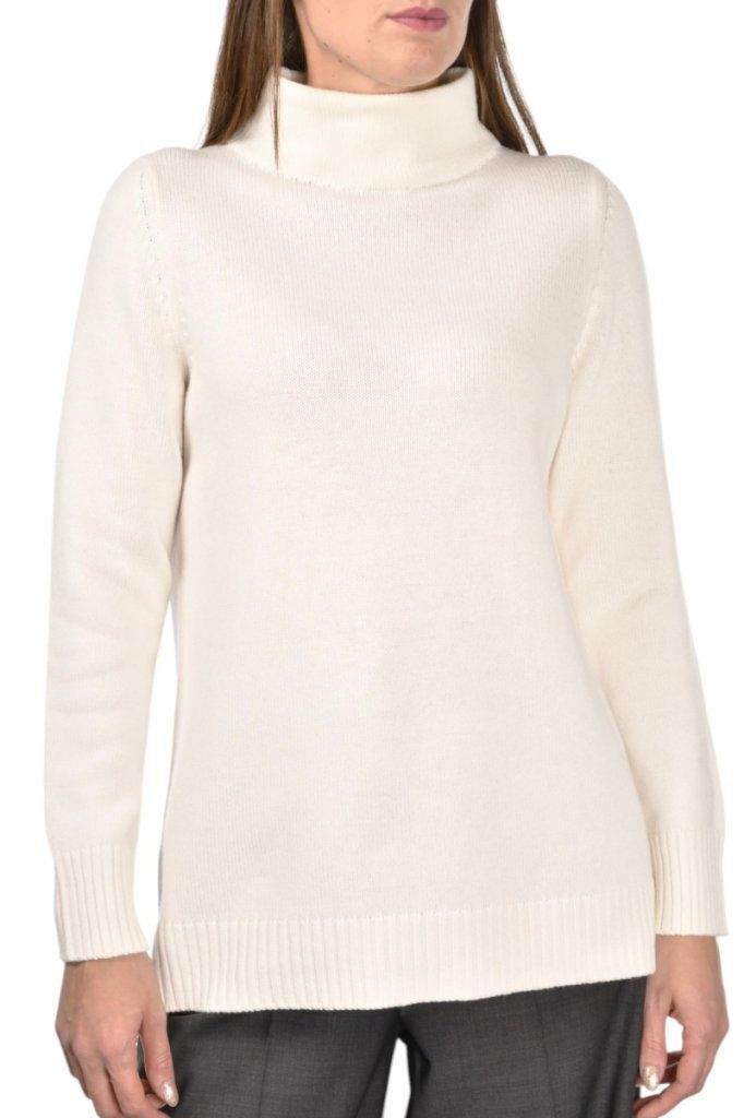 LUPETTO BASICO 3 PLY C/SPACC<BR/> 1320312800 001 GRAN SASSO 