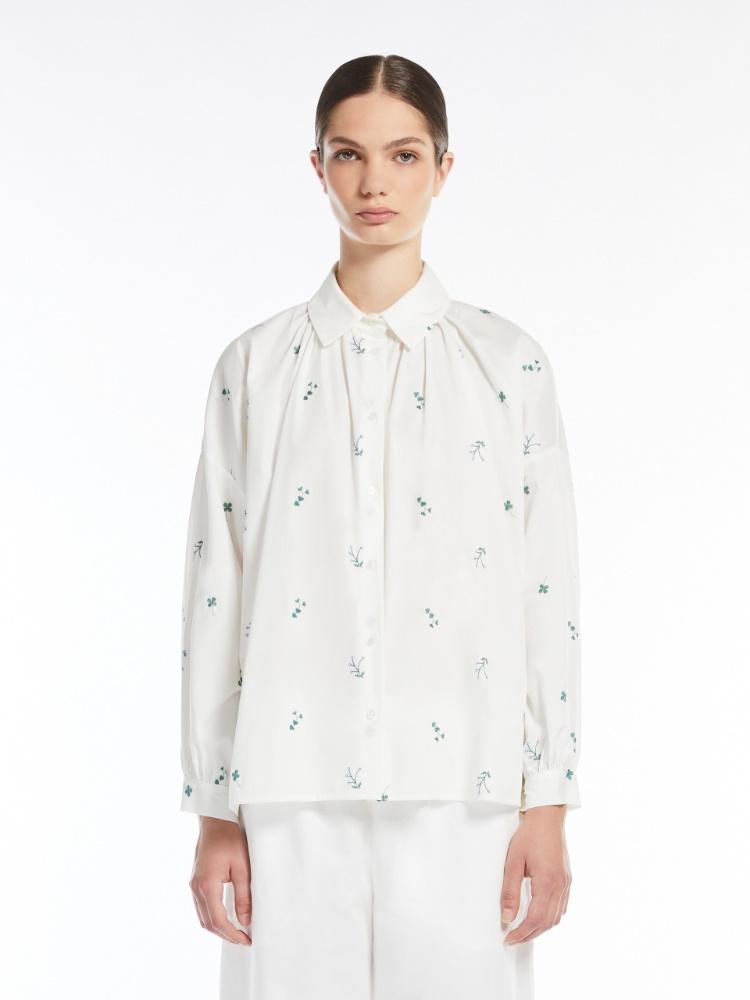 Camicia donna in popeline ricamato GILLY 001 WEEKEND 