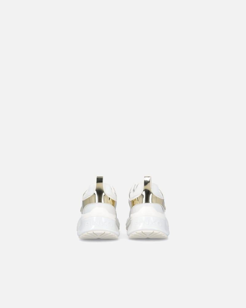 Sneakers Ariel effetto pelle con dettagli specchio<BR/><BR/> SS0027P025 Z1B PINKO 