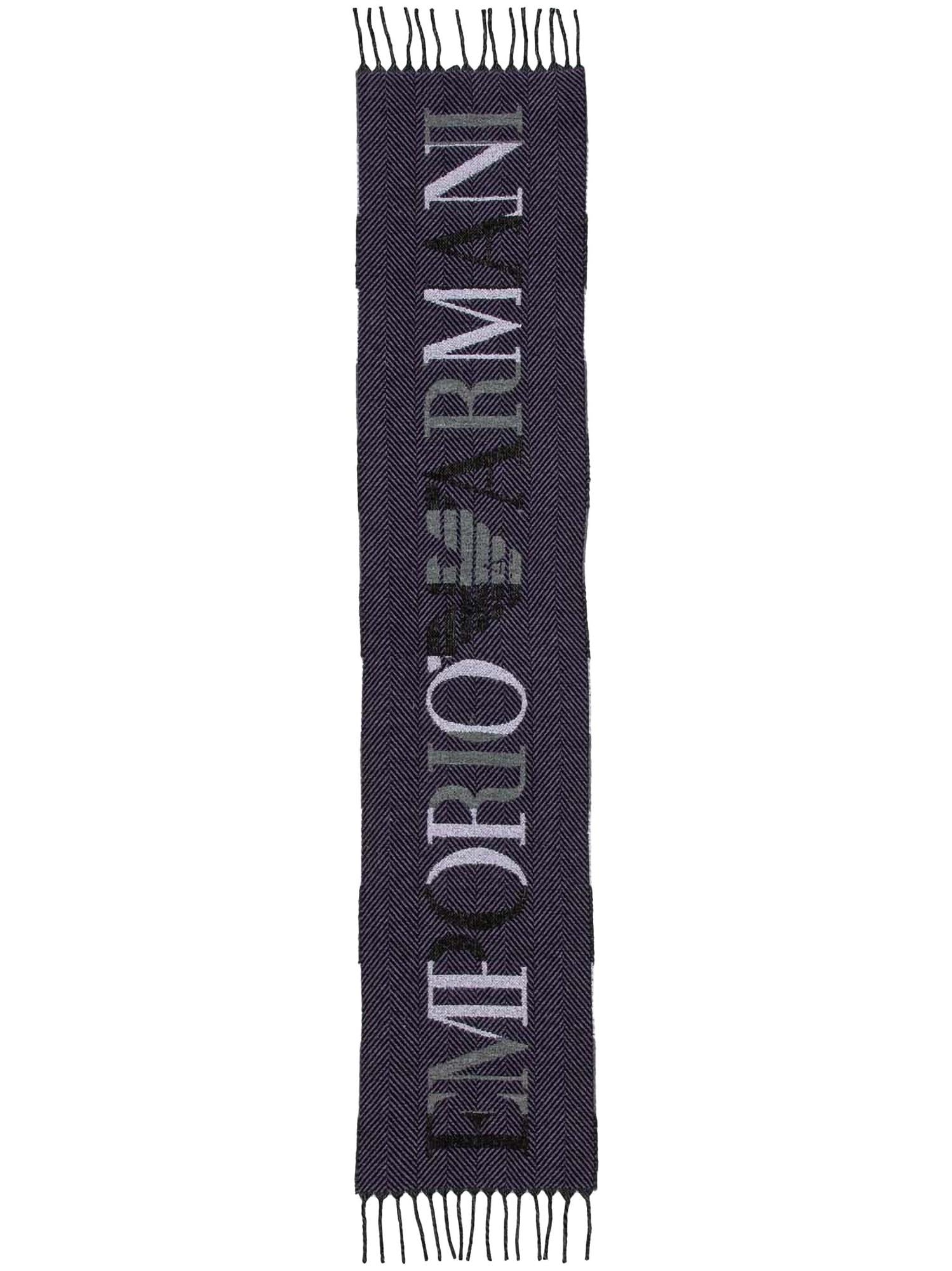 Sciarpa donna misto lana logo intarsiato 6350024F300 45784 ARMANI 