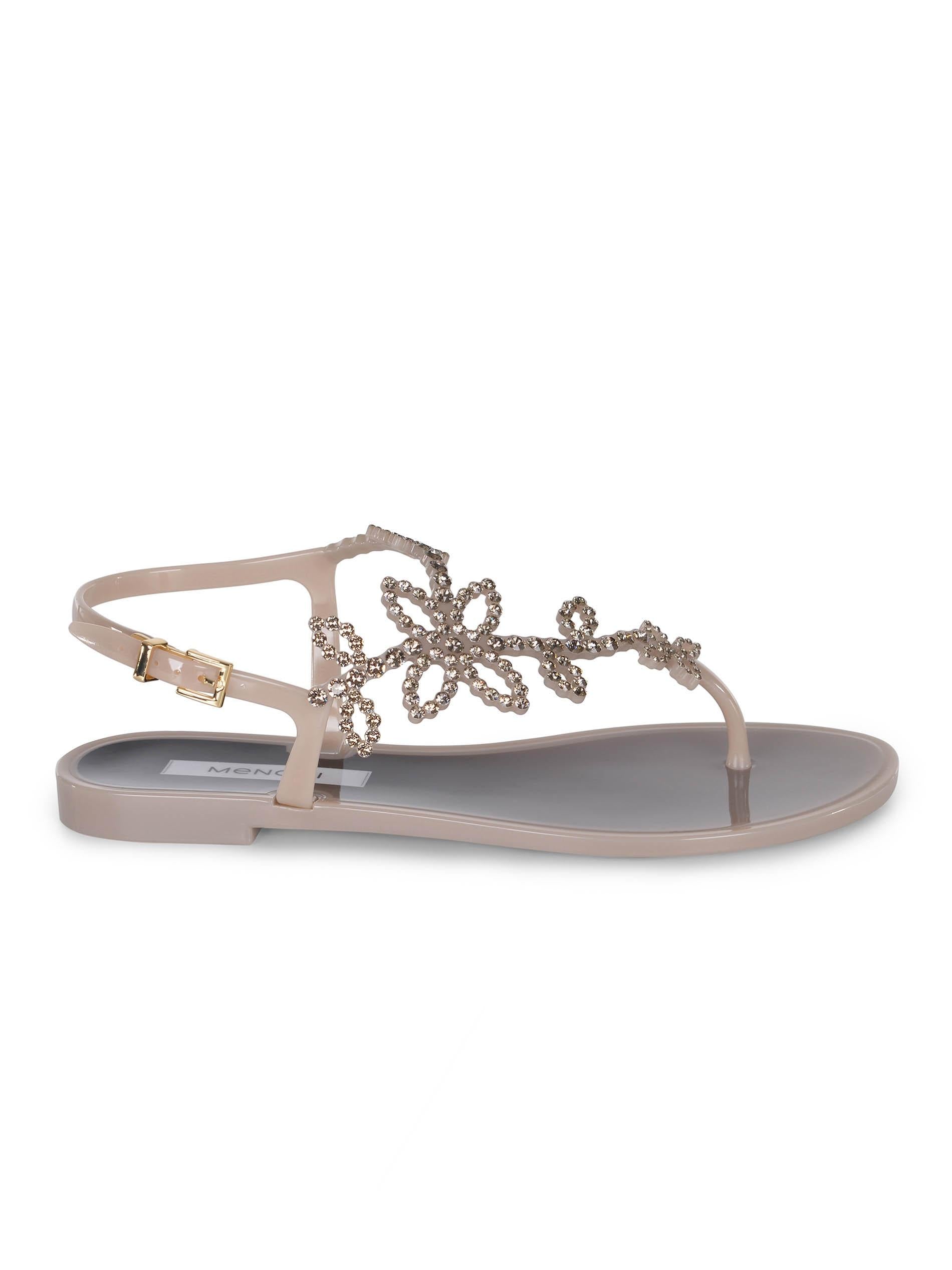 Sandalo donna in gomma con strass 110/SW CUMINOGEL MENGHI 