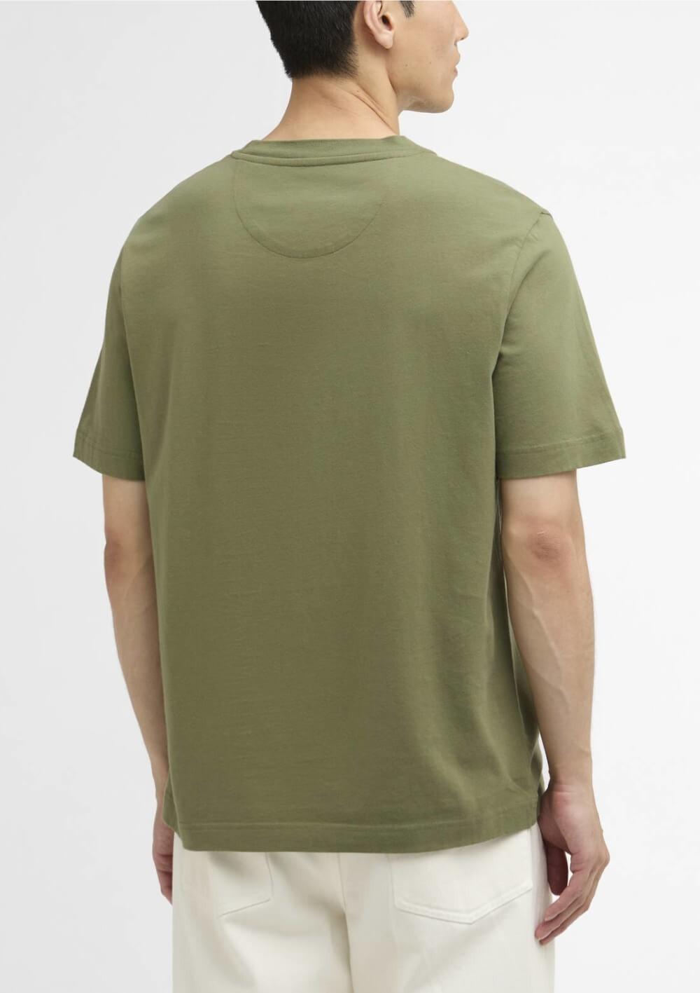 T-shirt con stampa Walde<BR/> MTS1584 OL31 BARBOUR 