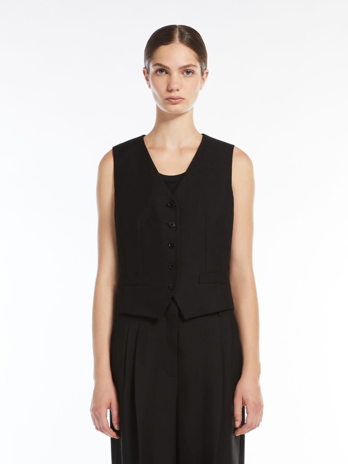 Gilet in tela di viscosa e lino PACE 003 WEEKEND 