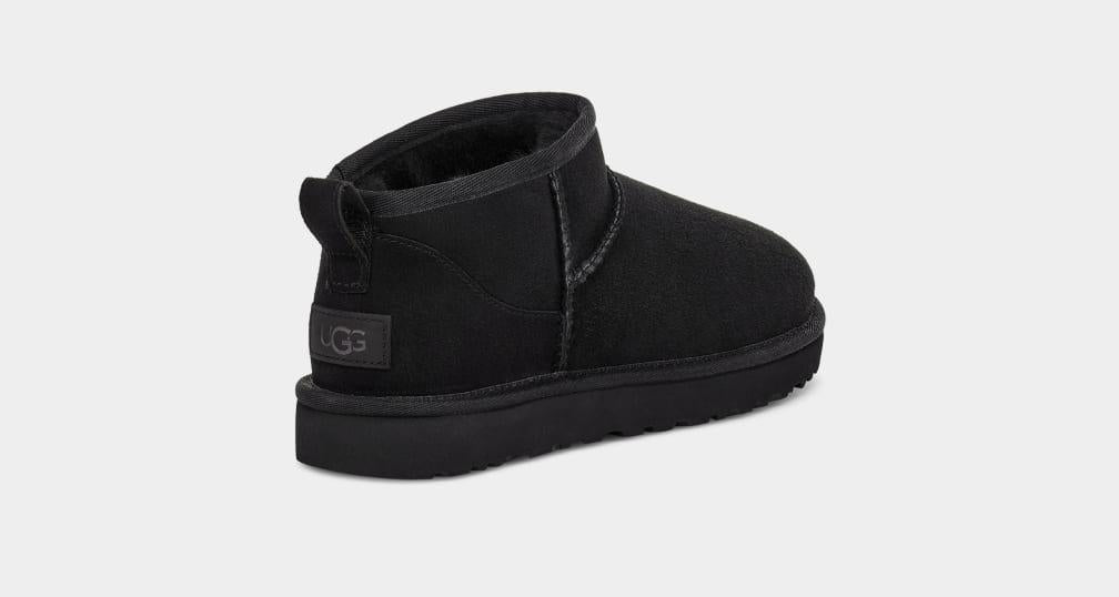 Scarpa donna Classic utra mini in pelle scamosciata 1116109 BLK UGG 