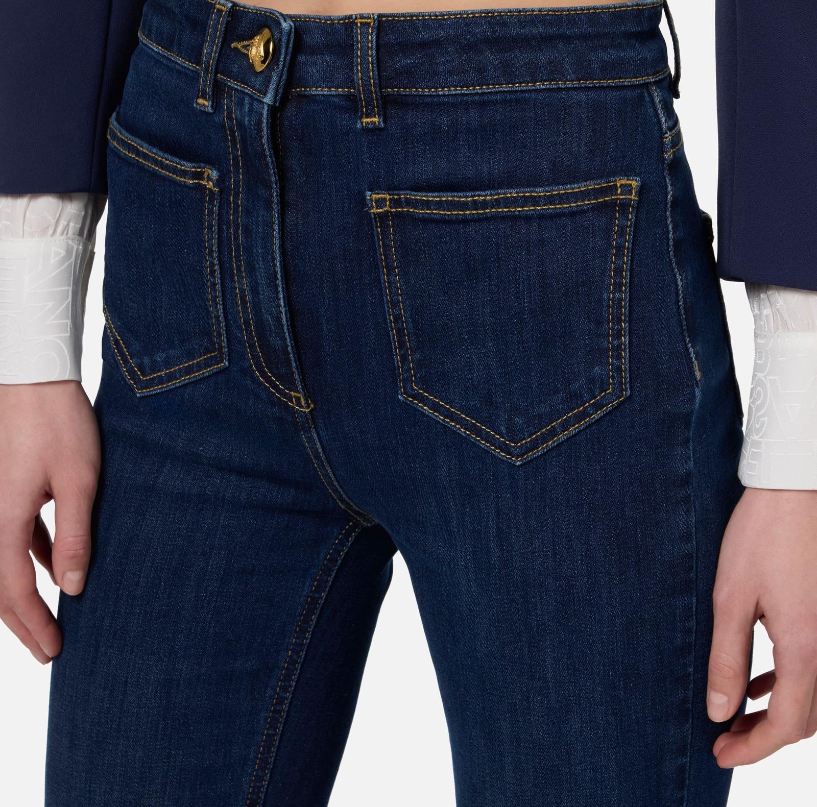 Pantalone donna in cotone elasticizzato