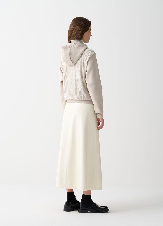 Felpa a trecce con cappuccio<BR/> 9267R 06 COLMAR 