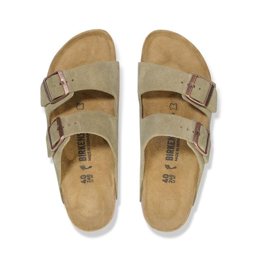 Ciabatta Ariizona in pelle scamosciata unisex 051463ARIZONA TAUPE BIRKENSTOCK 