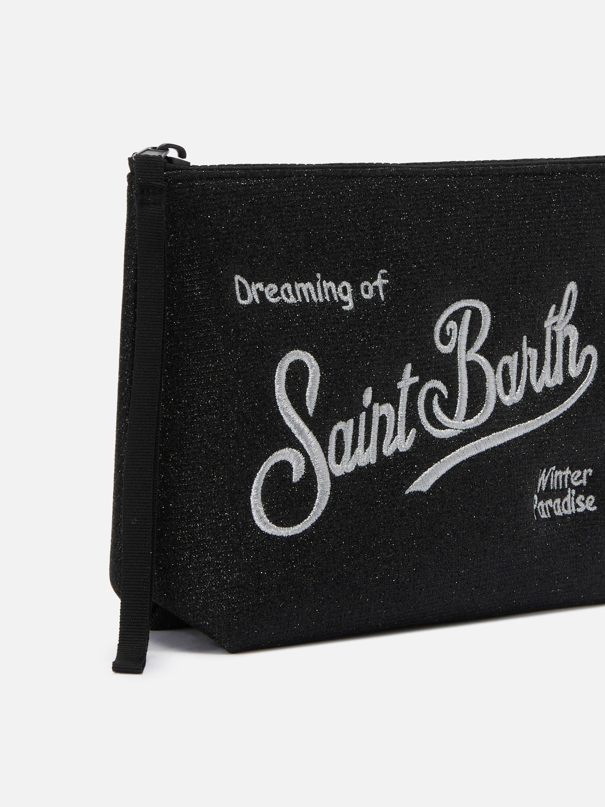 Pochette Aline Lurex nera ALI0026 00207I MC2 SAINT BARTH 